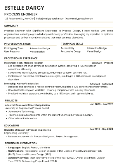 The Executive CV